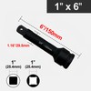 LEPEVNEY 1" x 6" Impact Extension Bar for Use with
