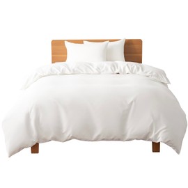 AZRA Duvet Cover, Single, 59.1 x 82.7 inches (150 x 210 cm), Zippered, Stylish, All Season, Peach Skin Treatment, Breathable, Quick Drying, Includes Ties in 6 Inner Places, Velcro Type, Easy to Put In