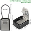 Key Lock Box, [New Version] [Flexible Rope] Diyife Portable Outdoor