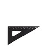 Metal Set Square Triangular Ruler 21cm