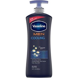 Vaseline Men Healing Moisture Body Lotion, Cooling, 20.3 oz