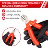 Sharp-tec 1000V Insulated Side Cutters Electrical, 160mm Snips Electrical Wire
