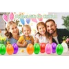 AUFIKR 6 Colour 3.2 Inch Easter Eggs for Filling Treated,