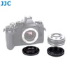 JJC Body Cap + Rear Lens Cap Set for Micro
