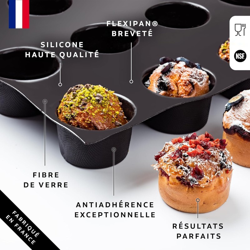 Silpat Flexipan 6 Muffins Mold