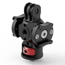 CS PRIORITY Metal 1/4 Screw To 3-card/2-card Mount Camera Expansion Adapter 180° rotation Tripod Mount (Three card Set)