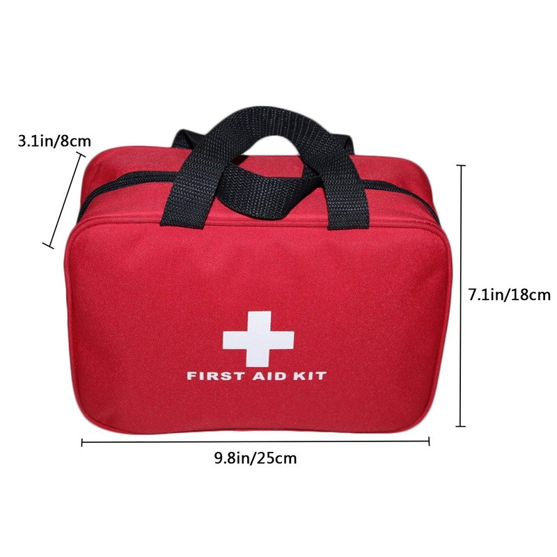 AOUTACC Nylon First Aid Empty Kit,Compact Waterproof and Lightweight First