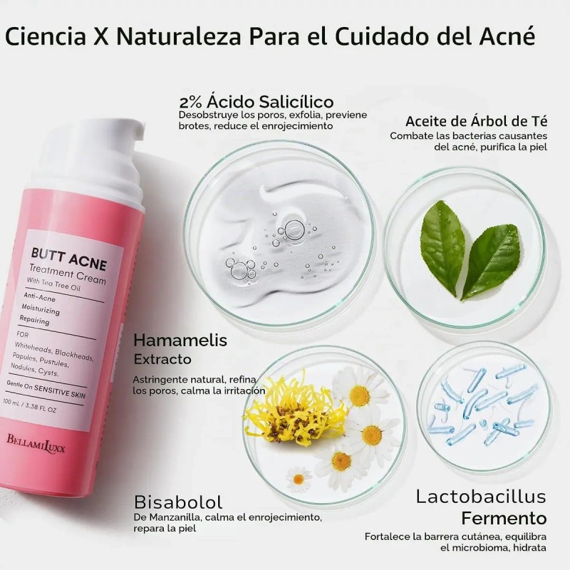 Bellamiluxx Set Tratamiento Para Acné Facial Y Corporal 2pz