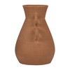 Sagebrook Home Boho Pottery Vase - Handcrafted Terracotta Amphora with