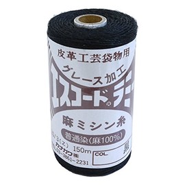 kanagawa hand-sewn thread esuko-do Lamy Thread 150 m Black 8618 – 07