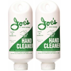 Joe's Hand Cleaner 405 Limpiador de manos exfoliante, 14 onzas, paquete de 2