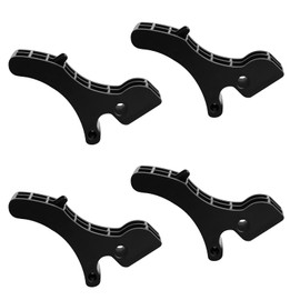 LEDBarz DW7231 Mounting Bracket for Dewalt Miter Saw Stand Replacement Clips Fits for Dewalt DW723 DWX723 DWX724 DW730 DWX725 Miter Saw Mounting Brackets (4-Pack)