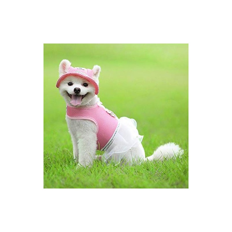 Leconpet Small and Medium Dog Mesh Harness Vest Comfortable Harness,
