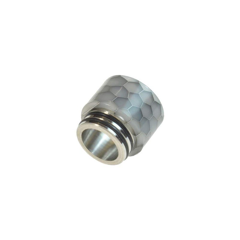 Armerah Snakeskin 810 Drip Tip eCig Mouthpiece Short/Wide Resin/Steel 5