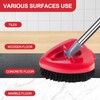 2 Pcs FUNCYboo Spin Mop Scrub Brush, Mop Scrubber Spin