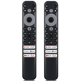 [2 Pack] New Replacement RC902V FMR1Remote Control Fit for TCL Android TV 65X925 50P725G 55C728 X925 75H720 40S330 32S330 43S434 50S434 55S434 65S434 70S430 75S434 43S446 21001 000025 85X925