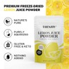 TAIENJOY Freeze Dried Lemon Juice Powder 10.6 oz Crafted from