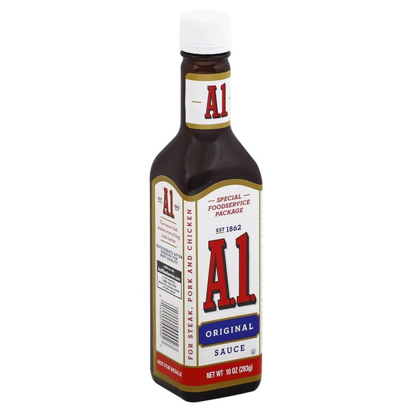 A.1., Steak Sauce, Food Service Only Label, 10 oz. (12 Count)