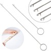 1Pc Silver Loop Turner Sewing Tool,Sewing Loop Turner Hook,Needle Hook,Crochet