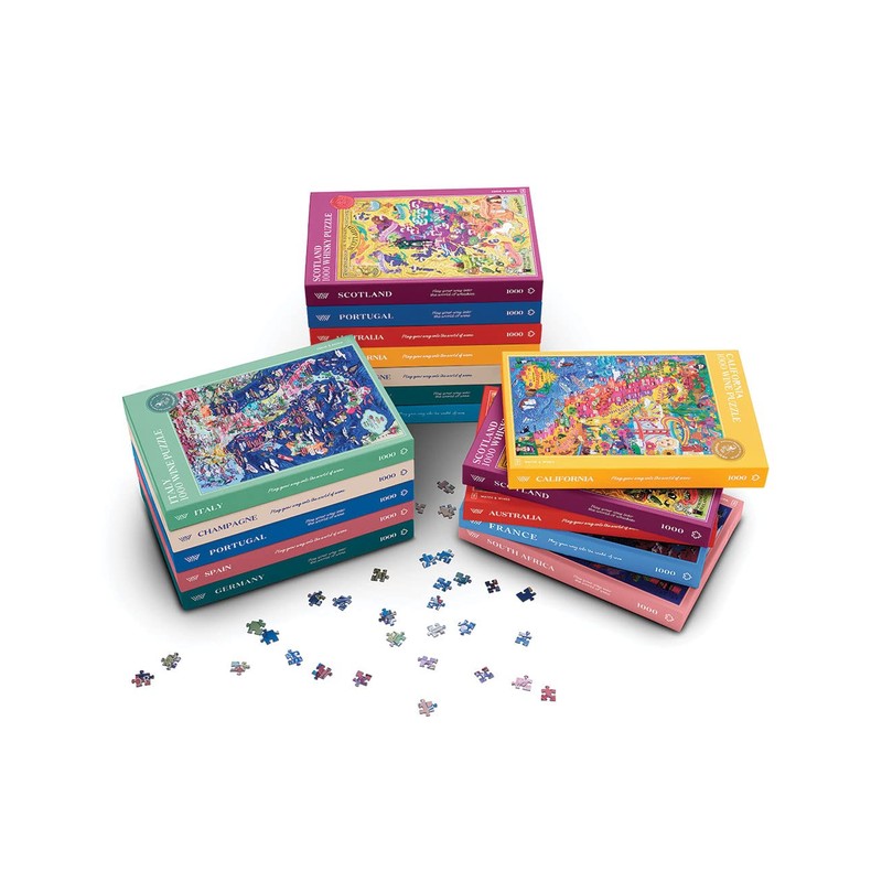 Wine Puzzle Italy - Exciting and Educational Jigsaw 1000 Pieces