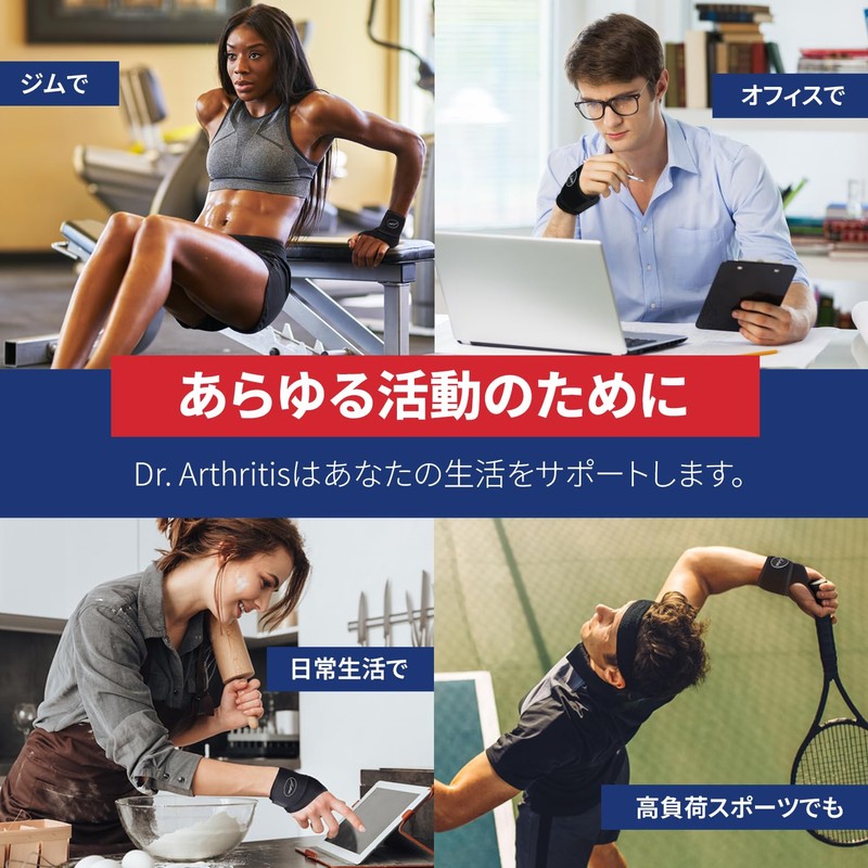 Dr. Arthritis Doctor Developed Wrist Support Articulating Wrist Protection [1