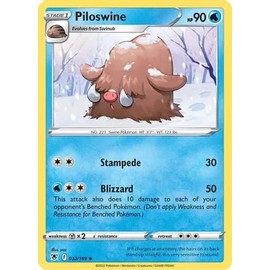 Piloswine - 032/189 - Uncommon - Reverse Holo - Sword & Shield - Astral Radiance