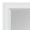 DesignOvation Bosc Framed Wall Mirror, 27.5x39.5, White