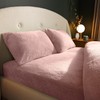 Silentnight Teddy Fleece Fitted Sheet Single - Blush Teddy Bear