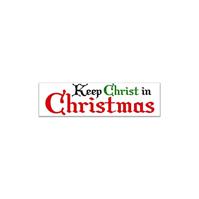 Keep Christ in Christmas Sticker Decal Notebook Car Laptop 11"x3"