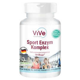 Sport Enzyme Complex High Dose – 180 Capsules | Quality from Germany ViVe Supplements