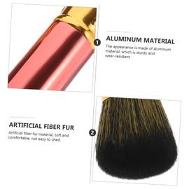 Ipetboom Cosmetic 2pcs Makeup Brush Highlighter Brush Make up Small Brush for Makeup Blush for Makeup Powder Brush Women Makeup Tools Telescopic Brush Portable Aluminum Miss
