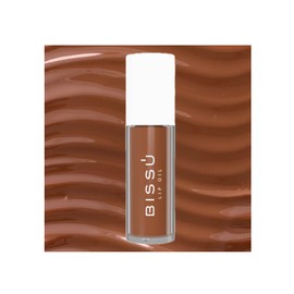 Lip Oil Bissu con Vitamina E, Aceites humectantes, Antioxidantes y Aroma Delicioso | 7 Tonos Disponibles (Avellana)