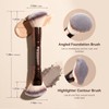 MAGEFY 2 Piezas Brochas de Maquillaje de Doble Punta, Set