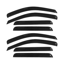 alxiang 8 Pieces - Window Visors Rain Sun Guard Vent Set Acrylic F0Jgcwvrsgv4S for Jeep for Grand Cherokee 2005-2010