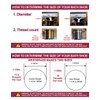 Westbrass R93-2-12 1-1/2" Coarse Thread Tip-Toe Bathtub Drain Trim Set