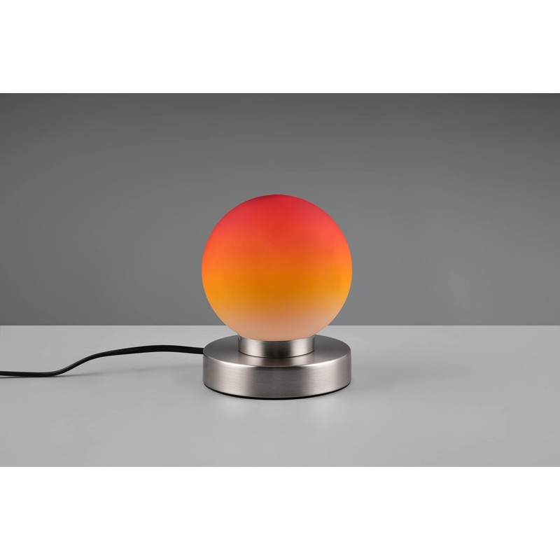 Reality Leuchten Prinz II R54011018 Table Lamp Matt Nickel Metal