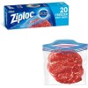 Ziploc Pint Food Storage Freezer Bags, Grip 'n Seal Technology