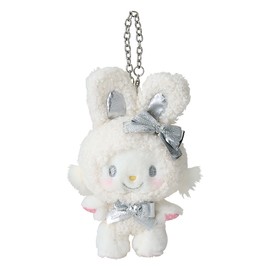Sanrio 432679 Mascot Charm (Fluffy Snow Rabbit) Wish Me