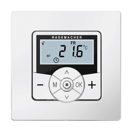 Rademacher DuoFern Room Thermostat (2nd Generation) 9485-1, Wireless Thermostat for Radiators and Underfloor Heating, Smart Home Wall Thermostat (HOMEPILOT Successor Model Available)