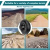 4.00-6 Flat-Free Solid Tire and Wheel 13" Wheelbarrow Tire by