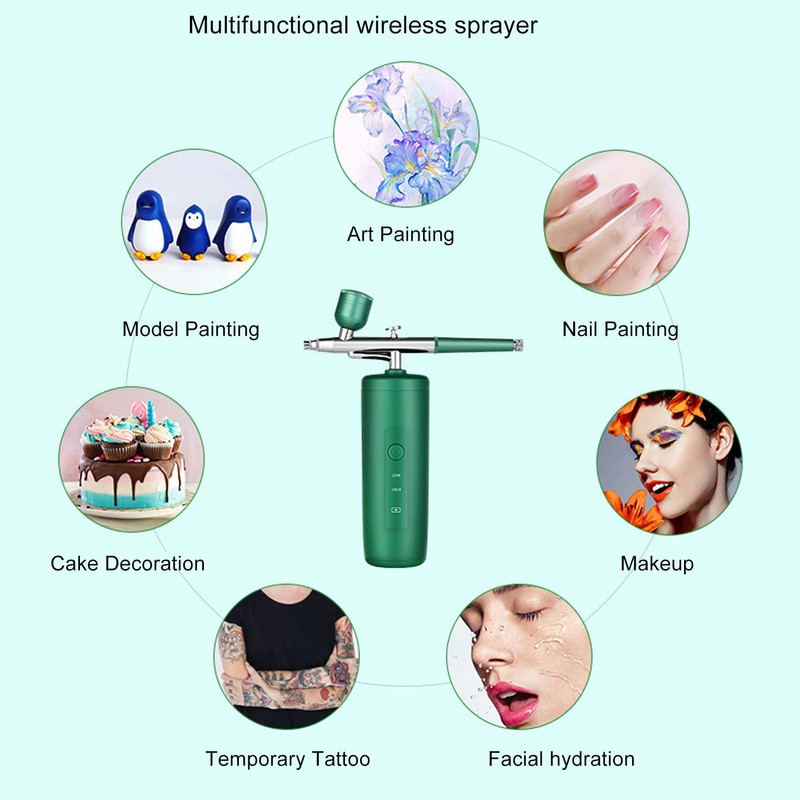 Facial Skin Care Airbrush Make Up Portable Handheld Nano Oxygen