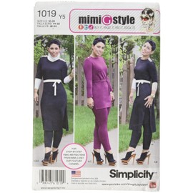 Simplicity Creative Patterns US1019Y5 Misses Knit Tunic and Pintuck Pants from Mimi G Style, Size Y5(18-20-22-24-26)