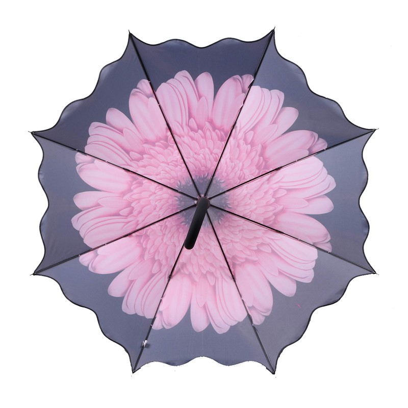 Susino 7116 Romantic Automatic Umbrella with Flowers, Women's Umbrella, Lady