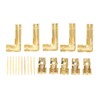30PCS 90 Degree Spark Plug Boot Terminal Kit, Spark Plug