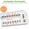 EBL Rechargeable Batteries 8 AA 2300mAh + 8 Bay Charger