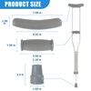Crutch Pads and Caps Set (6 Pcs) - Comfort Padding