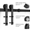 SMARTSTANDARD 8.2 FT Heavy Duty Sturdy Sliding Barn Door Hardware