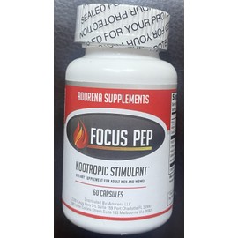 Focus Pep Study Alternative & Best Energy Supplement 60 Pills🧠