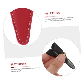 Baluue 3sets Scissor Cover Scissor Cover Hair Cutting Collect Bag Set Protection 3pcs*3