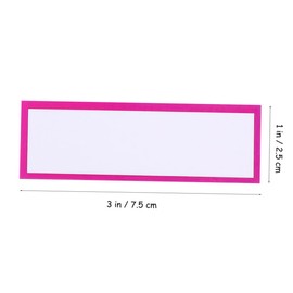 Operitacx 40st Magnetisches Etikett Das Etikett Magnetische Nachrichtenaufkleber Namensschild Magnetetiketten Für Das Home Office Trocken Abwischbare Magnetische Aufkleber Weich Magnetisch